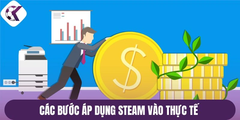 Các bước áp dụng Steam vào thực tế